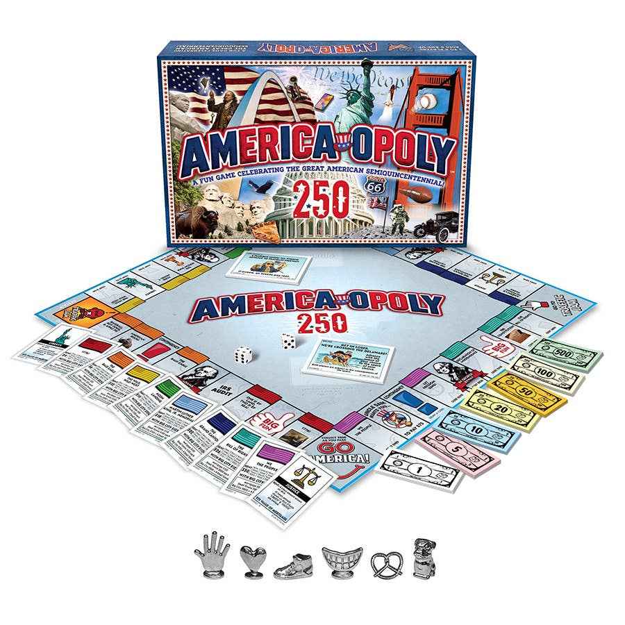 America Opoly 250th Anniversary Edition Board Game