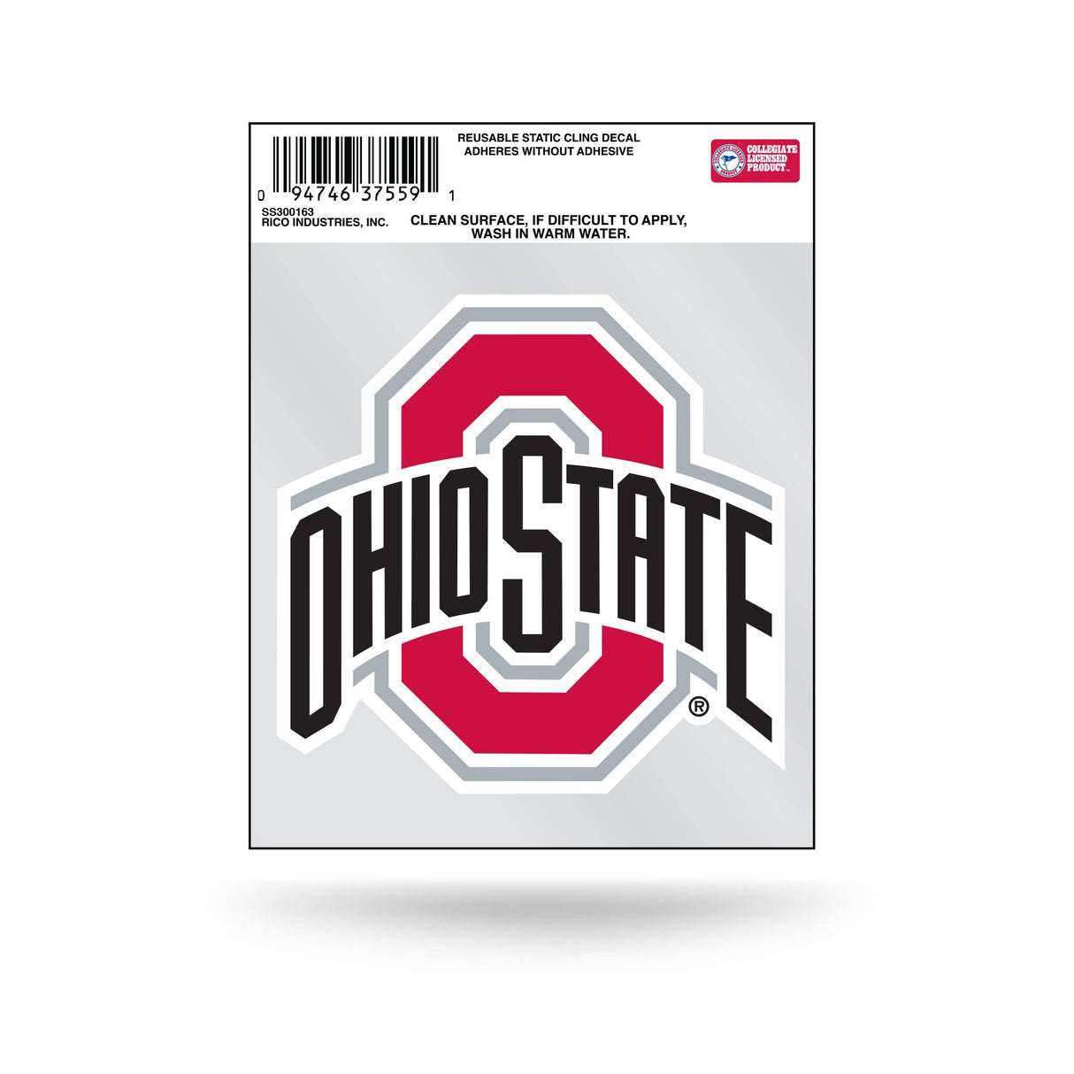 Ohio State Small Static Cling