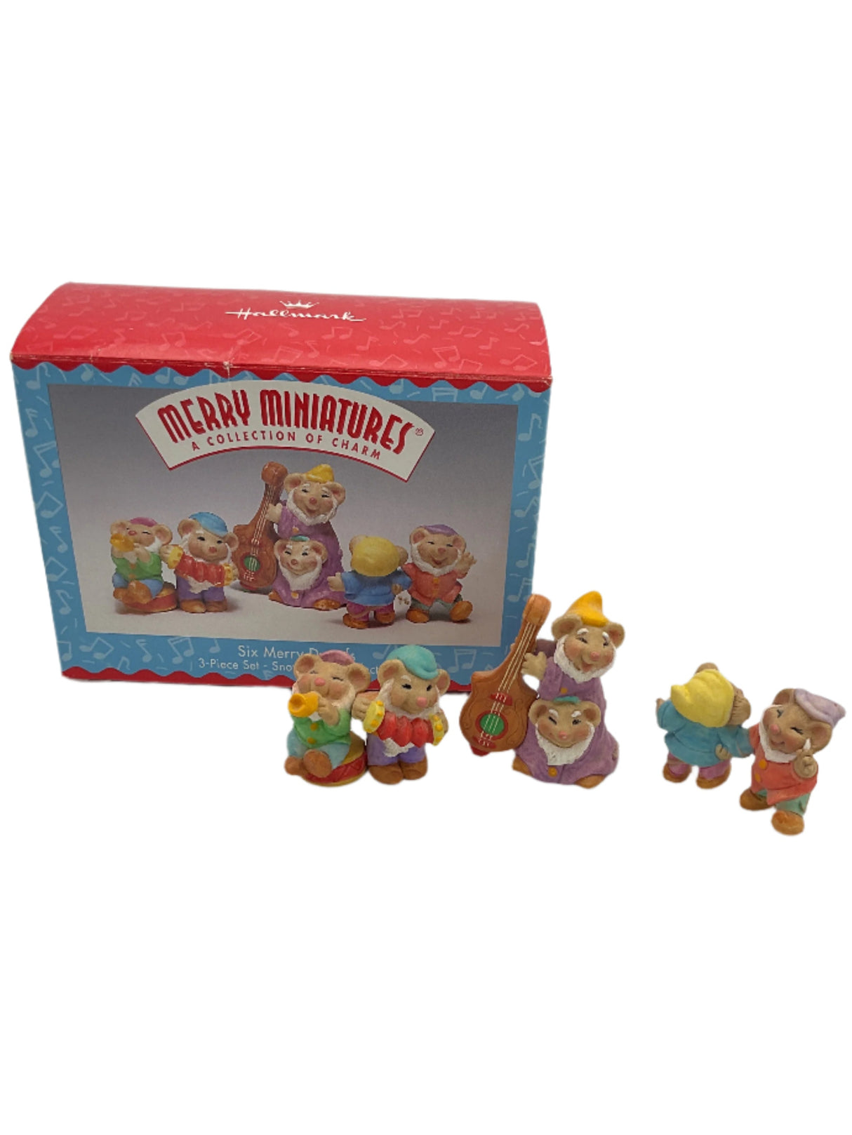 Merry Miniatures Six Merry Dwarfs Ornaments