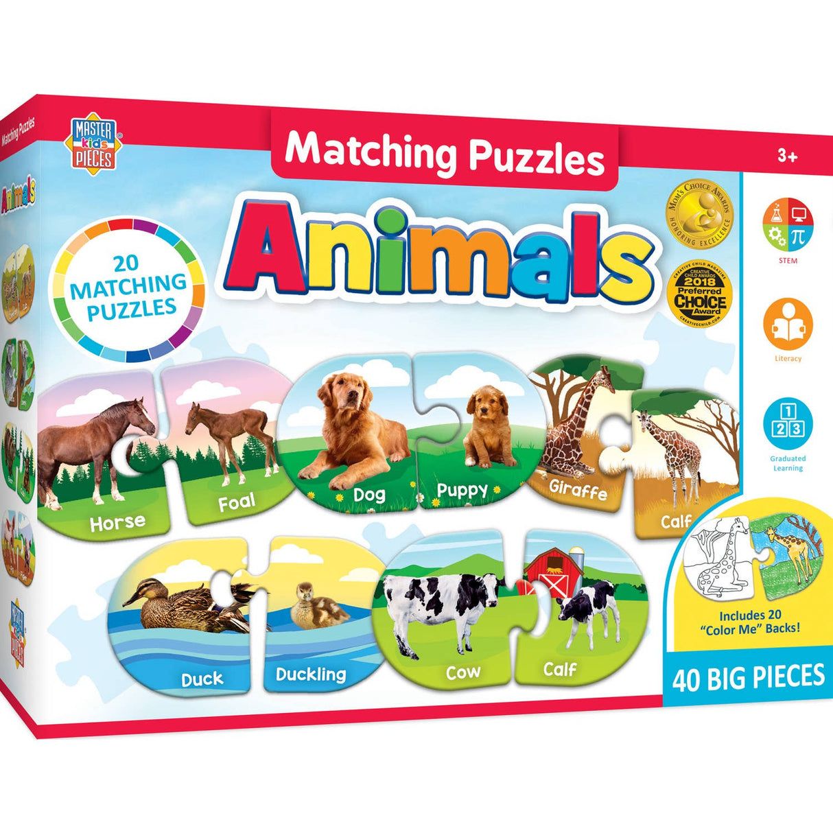 Animals - Educational Matching Puzzles
