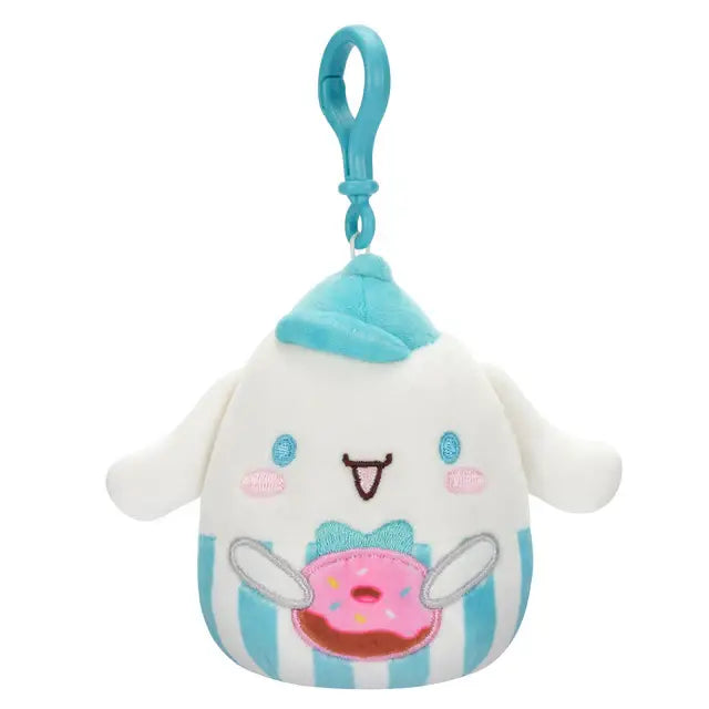 Squishmallow Plush Sanrio Food Truck Cinamoroll 3.5" Clip