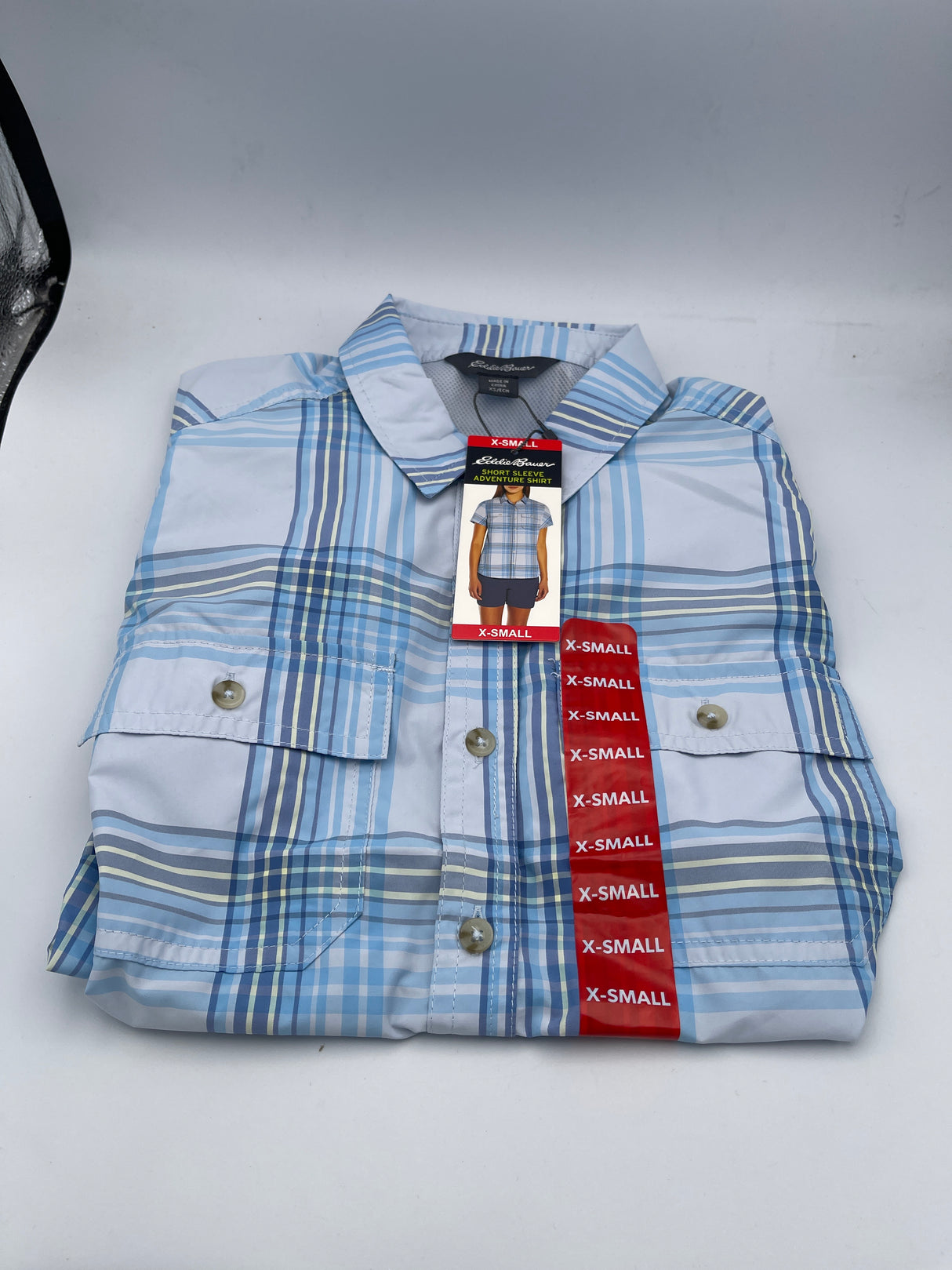 Women's Eddie Bauer Short Sleeve Button Up Shirt