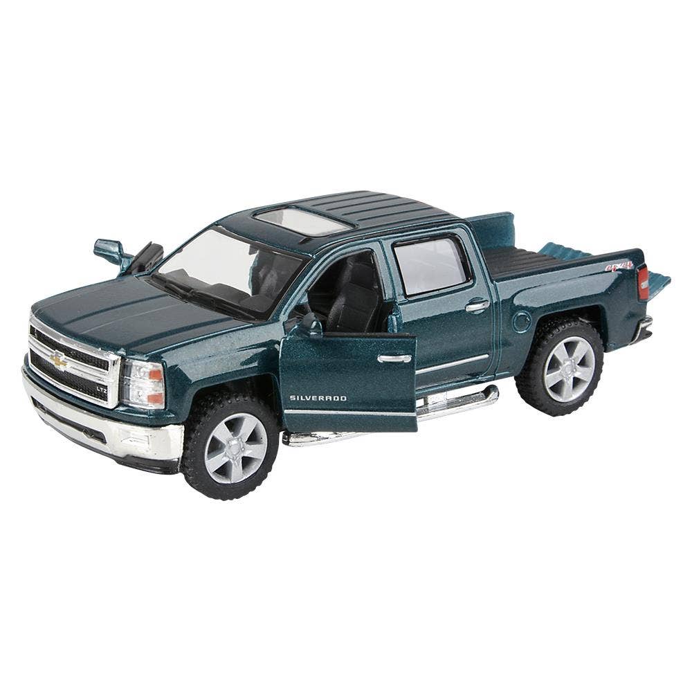 5" Diecast Pull Back 2014 Chevy Silverado 12/Disp