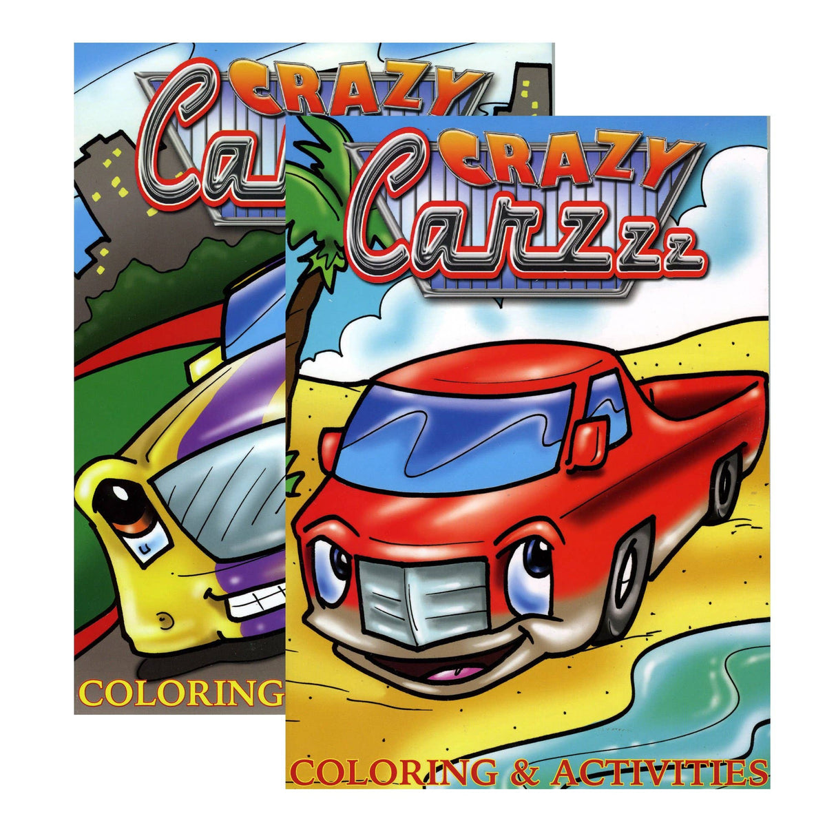 Jumbo Crazy Carzzz Coloring and Activity Books