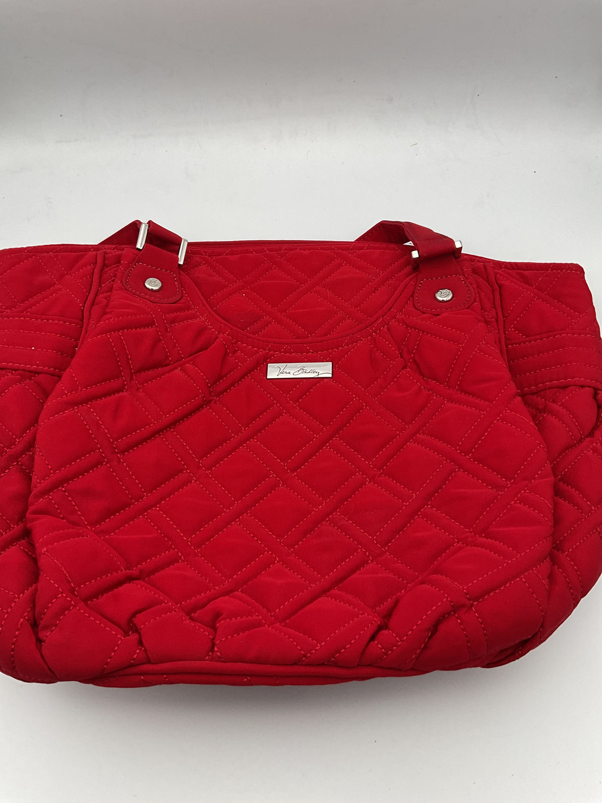 Vera Bradley Handbag (Red Quilted) USED