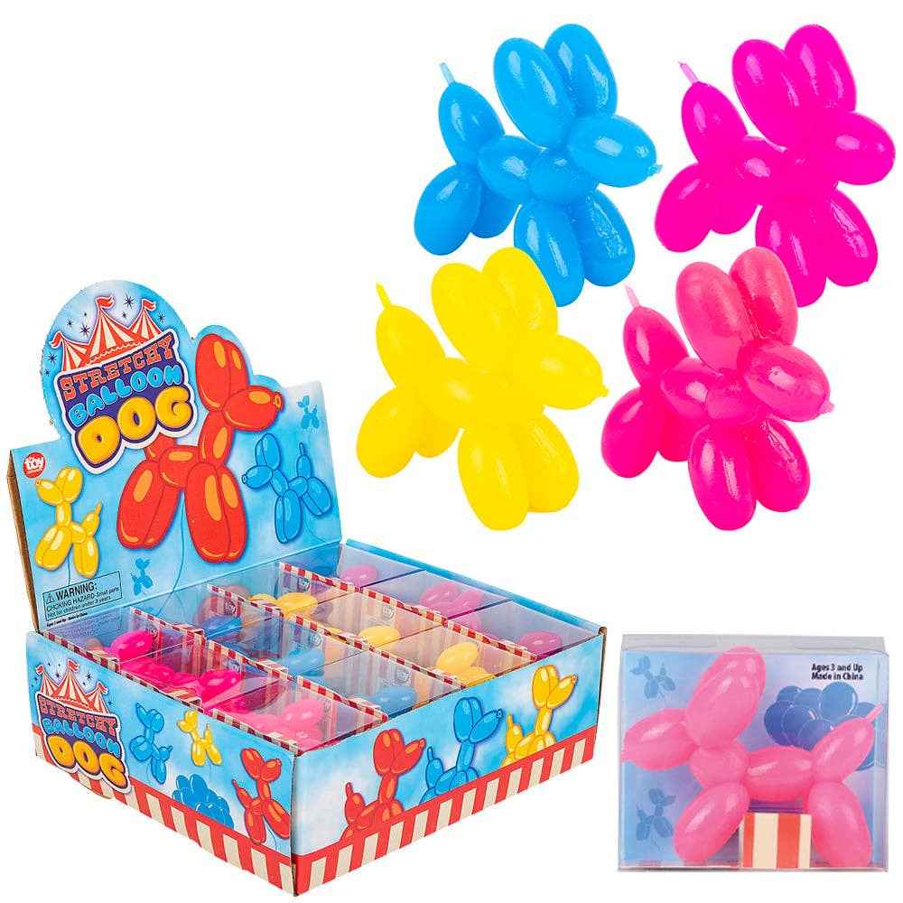 2.5" RUBBER BALLOON DOG LLB kids toys