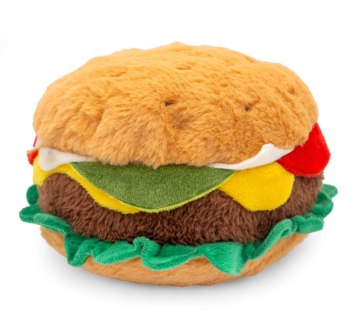 Pet Cheeseburger Dog Toy 5"