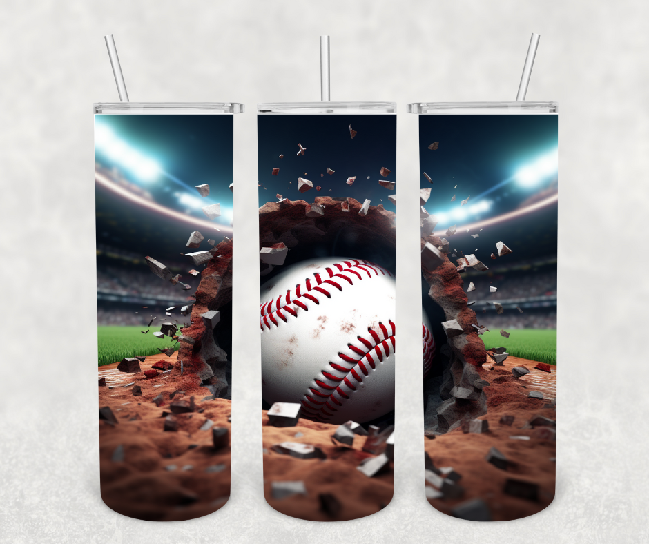 Baseball Glove in the Stadium 20oz Tumbler