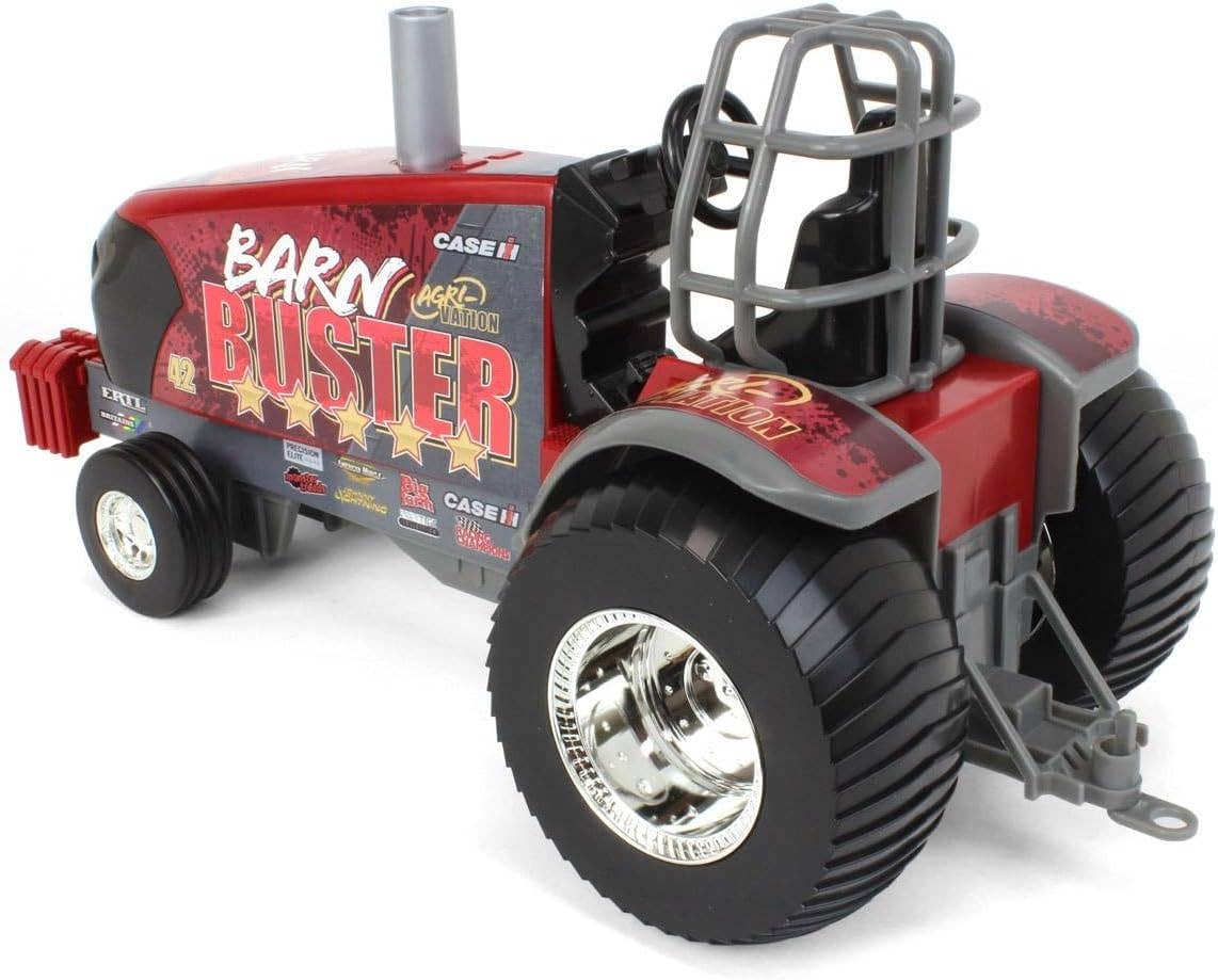 TOMY ERTL 1/16 Big Farm Case IH Barn Buster Pulling Tractor