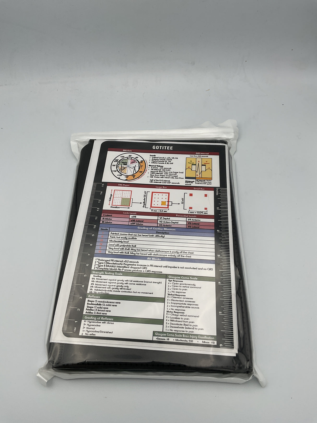 Handy Plastic Foldable Nursing Student Guide Binder