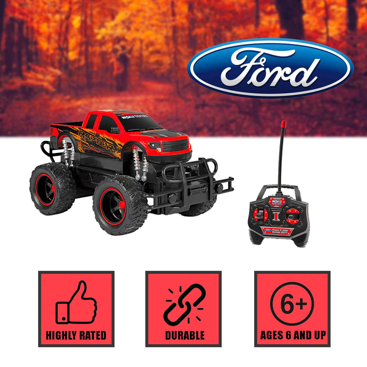 1:24 Licensed Ford F-150 SVT Raptor RC Truck