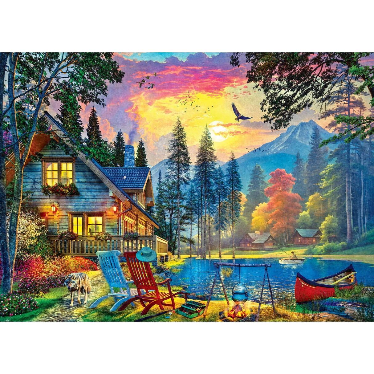 Time Away - Last Days of Summer 1000 Piece Jigsaw Puzzle