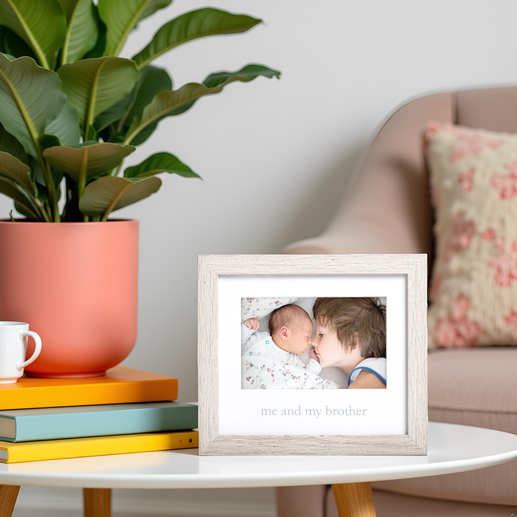 Rustic Me & My Brother Picture Frame