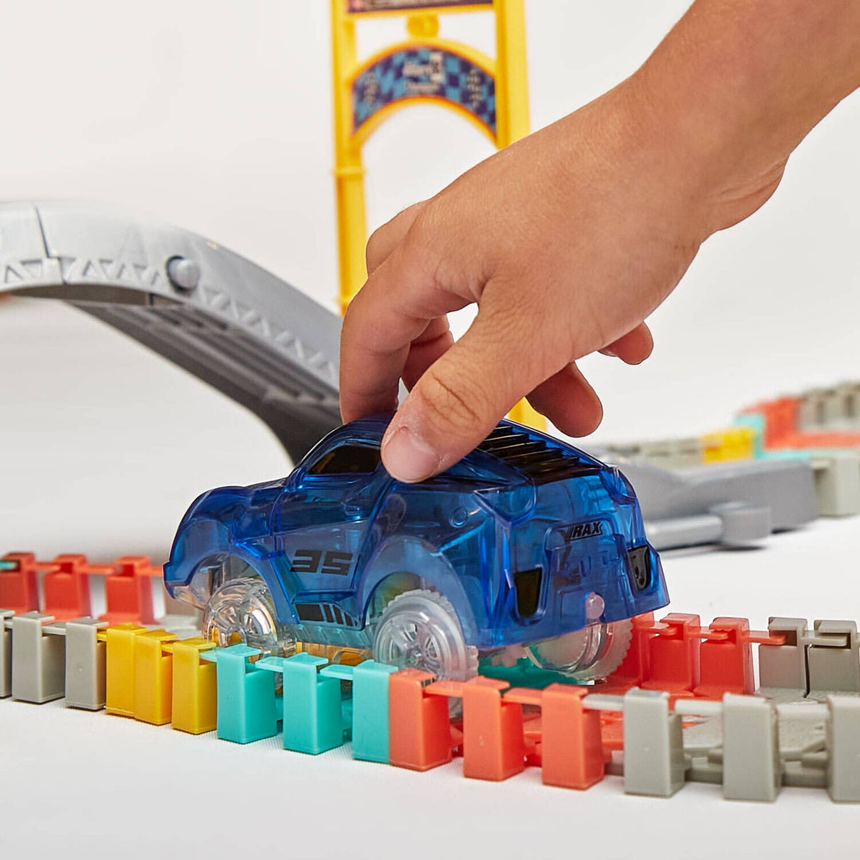 6 Piece Battery Power Toy Race Car Truck Jeep Collection Set