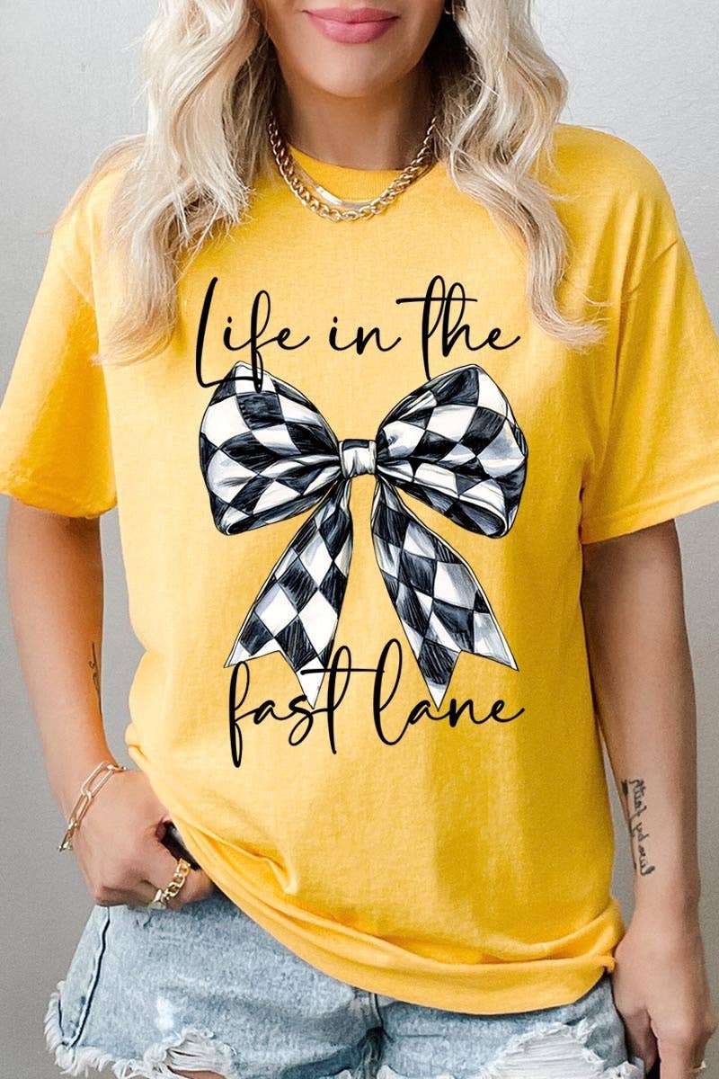 Life in The Fast Lane Graphic Heavy Cotton Tee
