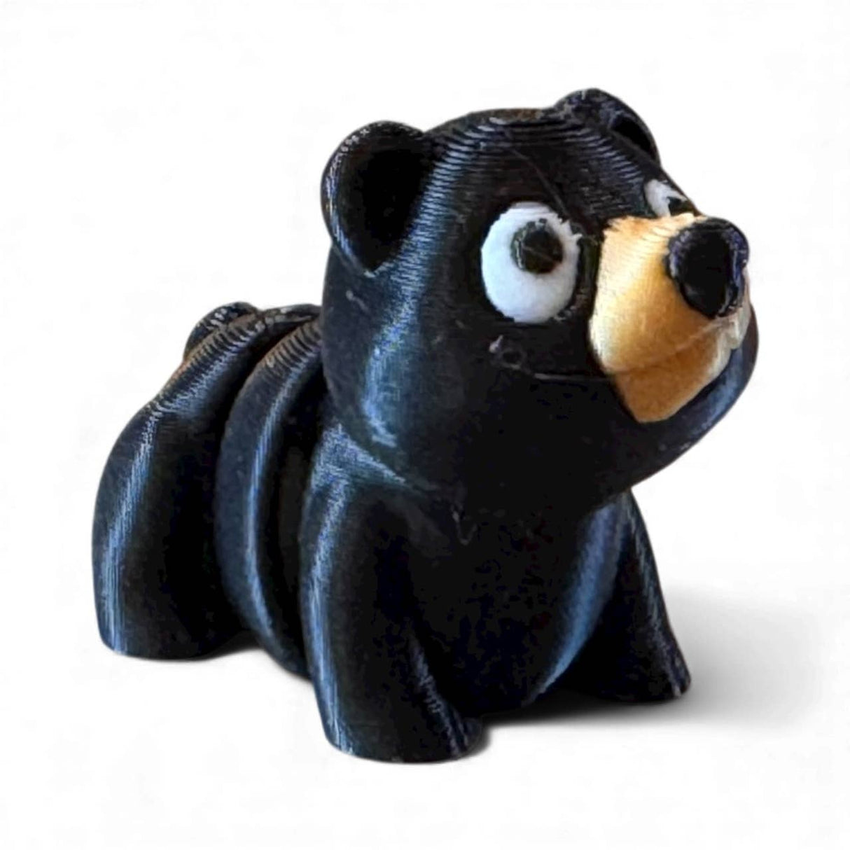 Jo Black Bear Mini 3D Printed Animal