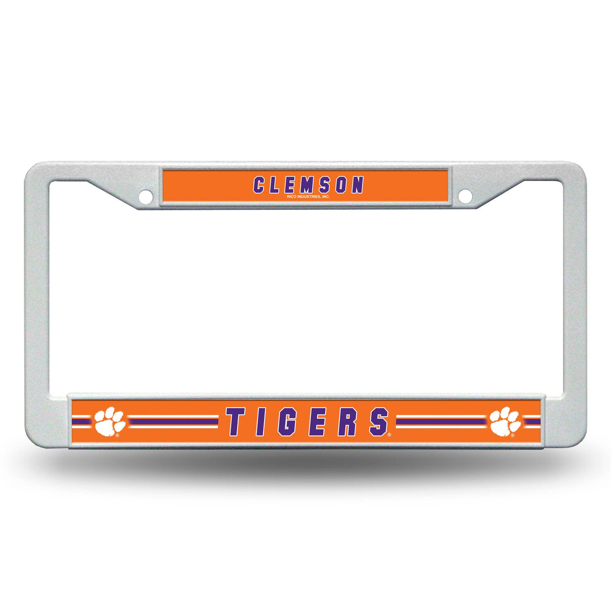 NCAA Clemson Plastic Auto Frame