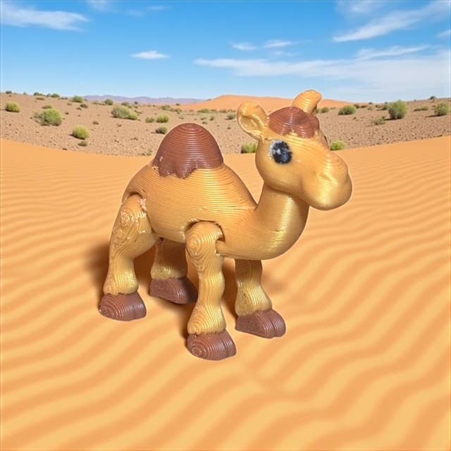 Timmy Camel Mini 3D Articulated Animal