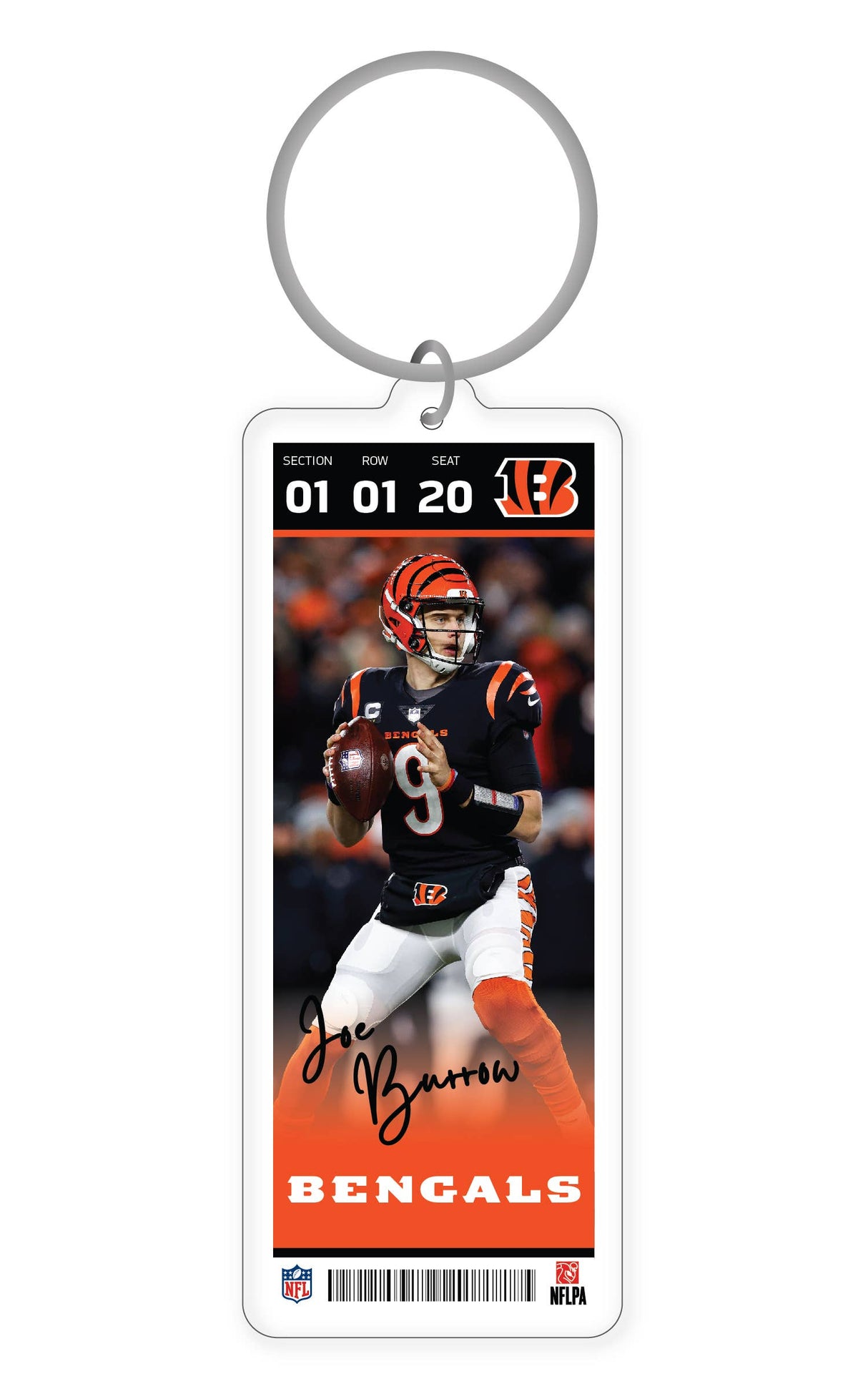 NFL Cincinnati Bengals Acrylic Player Keychain