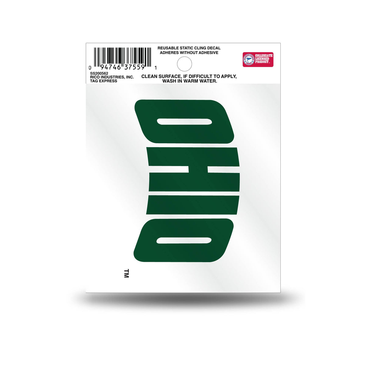 Ohio University Alt. Logo Small Static Cling