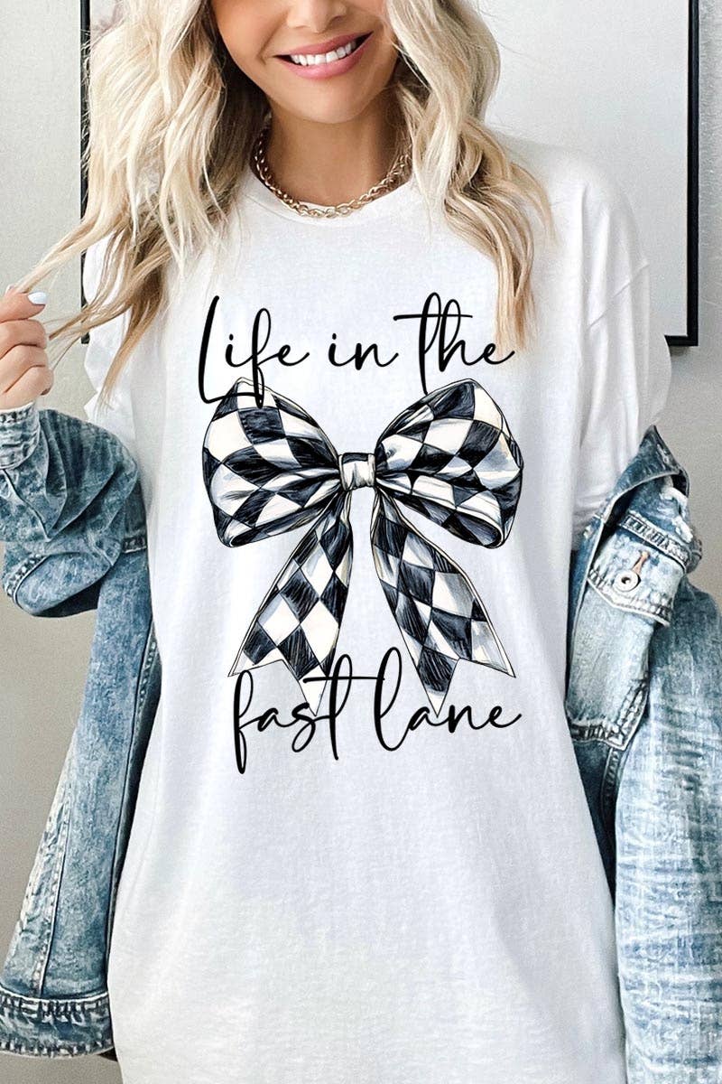 Life in The Fast Lane Graphic Heavy Cotton Tee