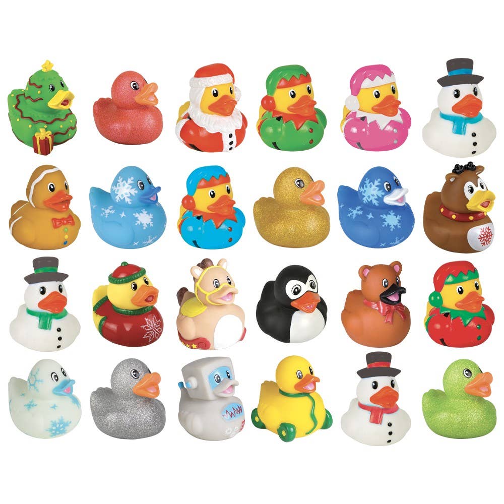 24 DAY RUBBER DUCKY CHRISTMAS ADVENT CALENDAR