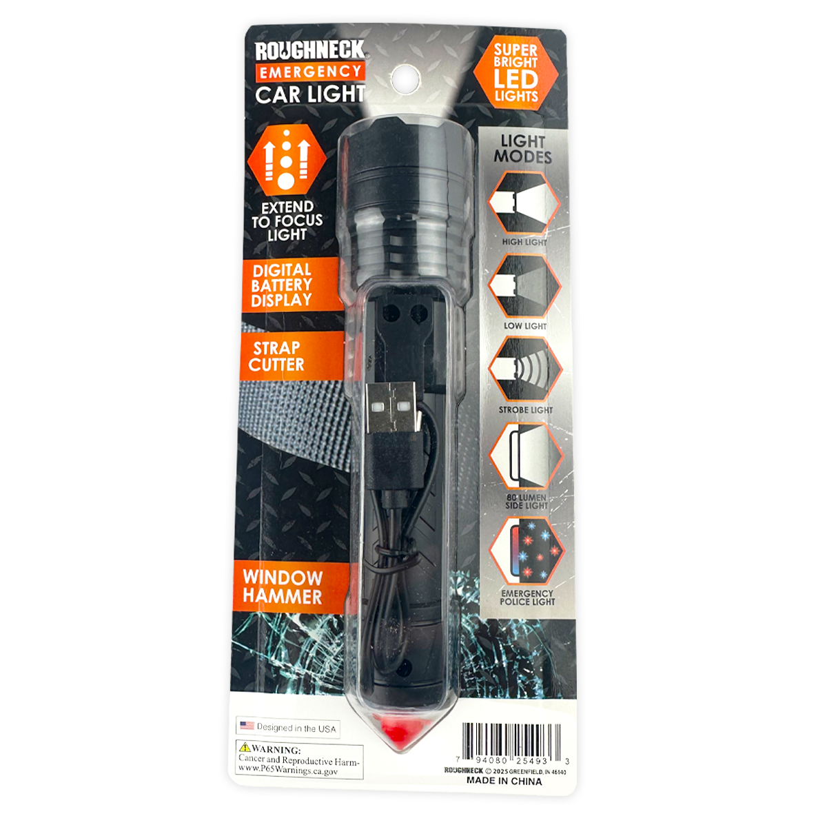 Roughneck Emergency Car LED Light Multi Tool