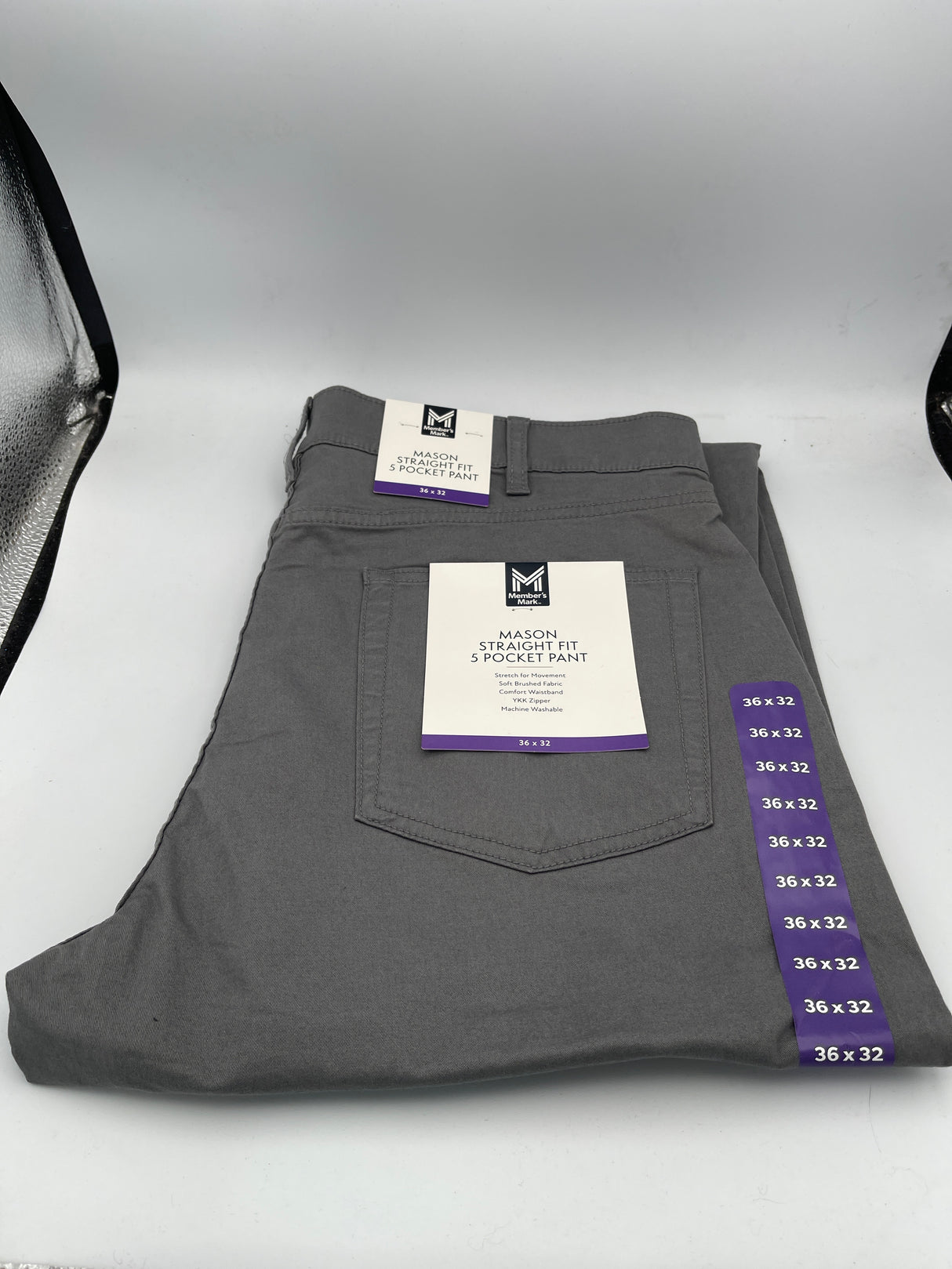 Member Mark Straight Fit 5 Pocket Pants