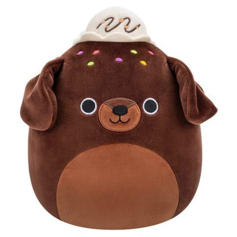 Squishmallow Plush Toy 5" Rico Brownie Chocolate Lab