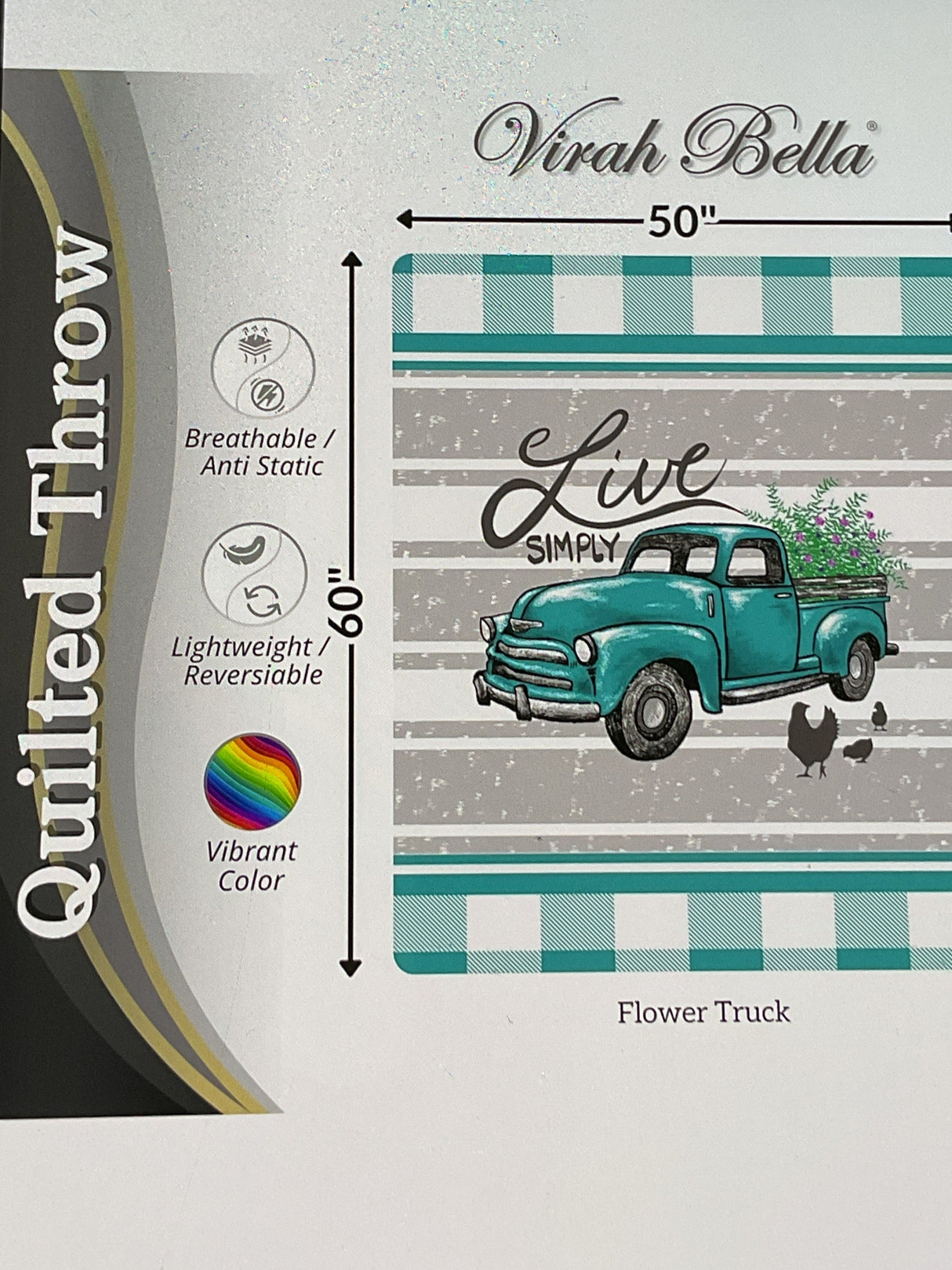 Quilted Sherpa Throw Collection 50 in x 60 in