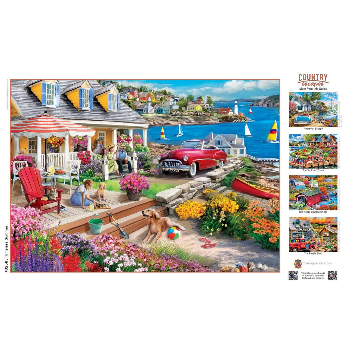 Country Escapes - Timeless Summer 500 Piece Jigsaw Puzzle