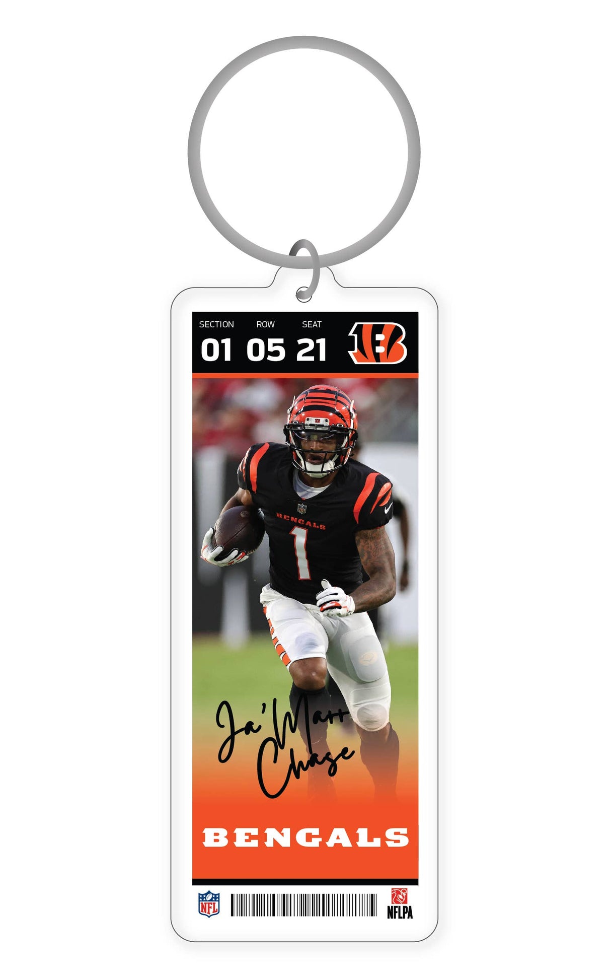 NFL Cincinnati Bengals Acrylic Player Keychain