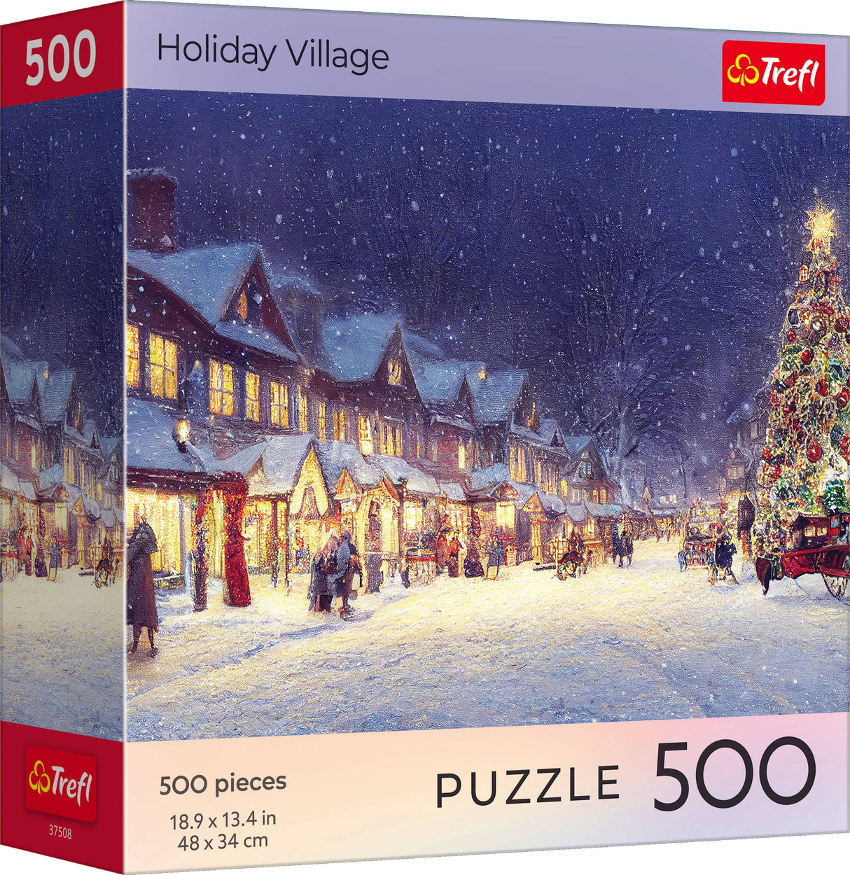 500 Piece Puzzle - Holiday Village