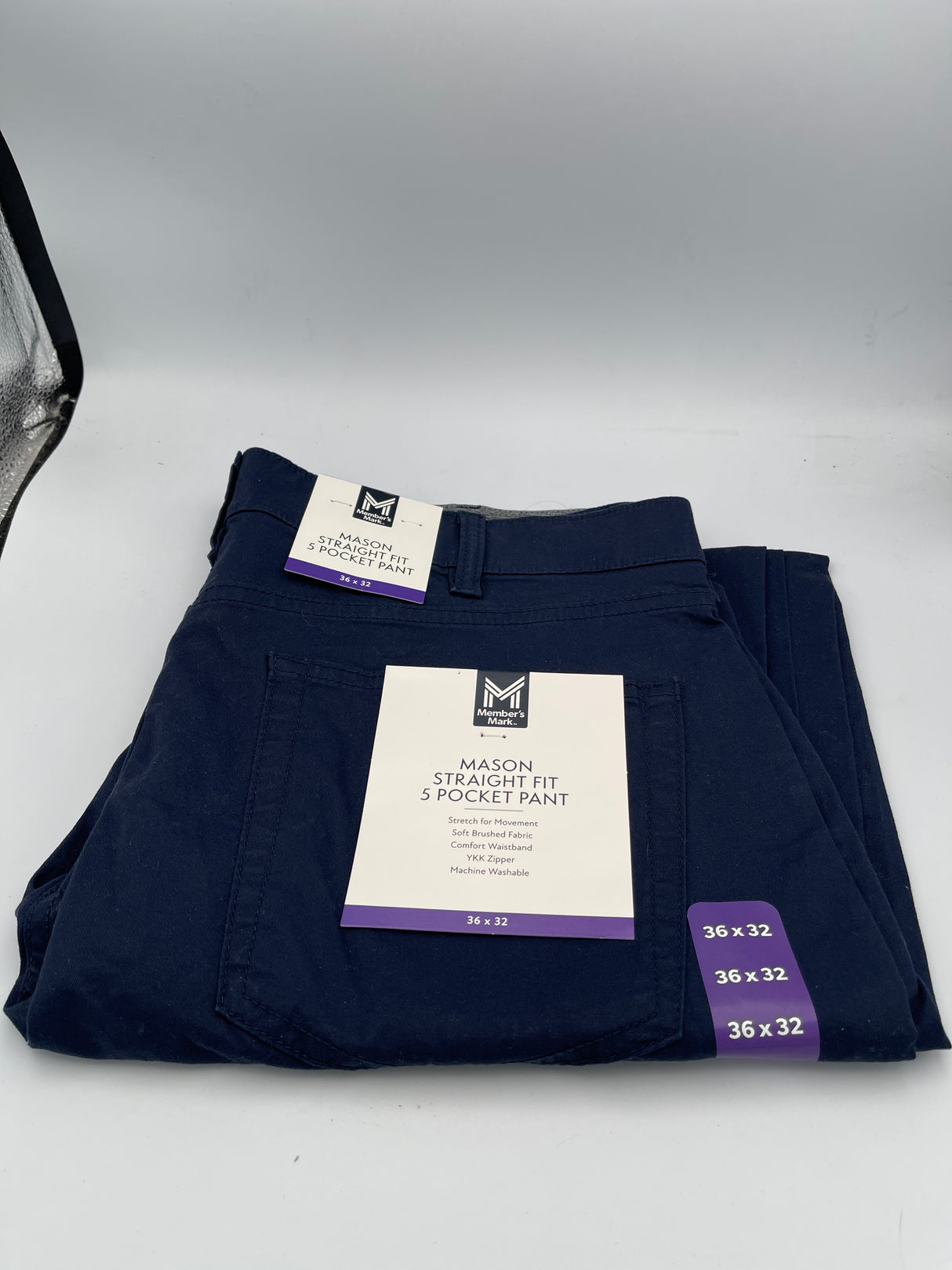 Member Mark Straight Fit 5 Pocket Pants