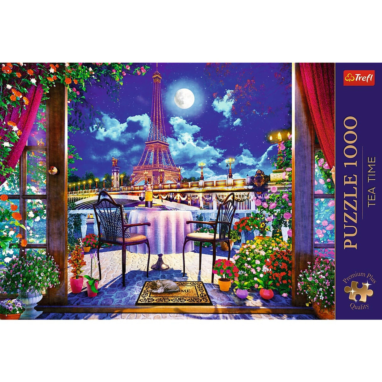 1000 Piece Puzzle - Parisian Moonlight