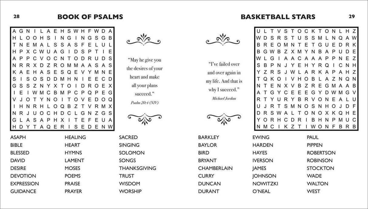 Large Print Inspirational Word Search