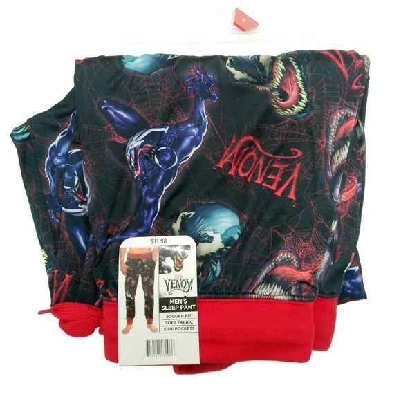 MEDIUM MEN MARVEL VENOM FEAR SLEEP PANTS