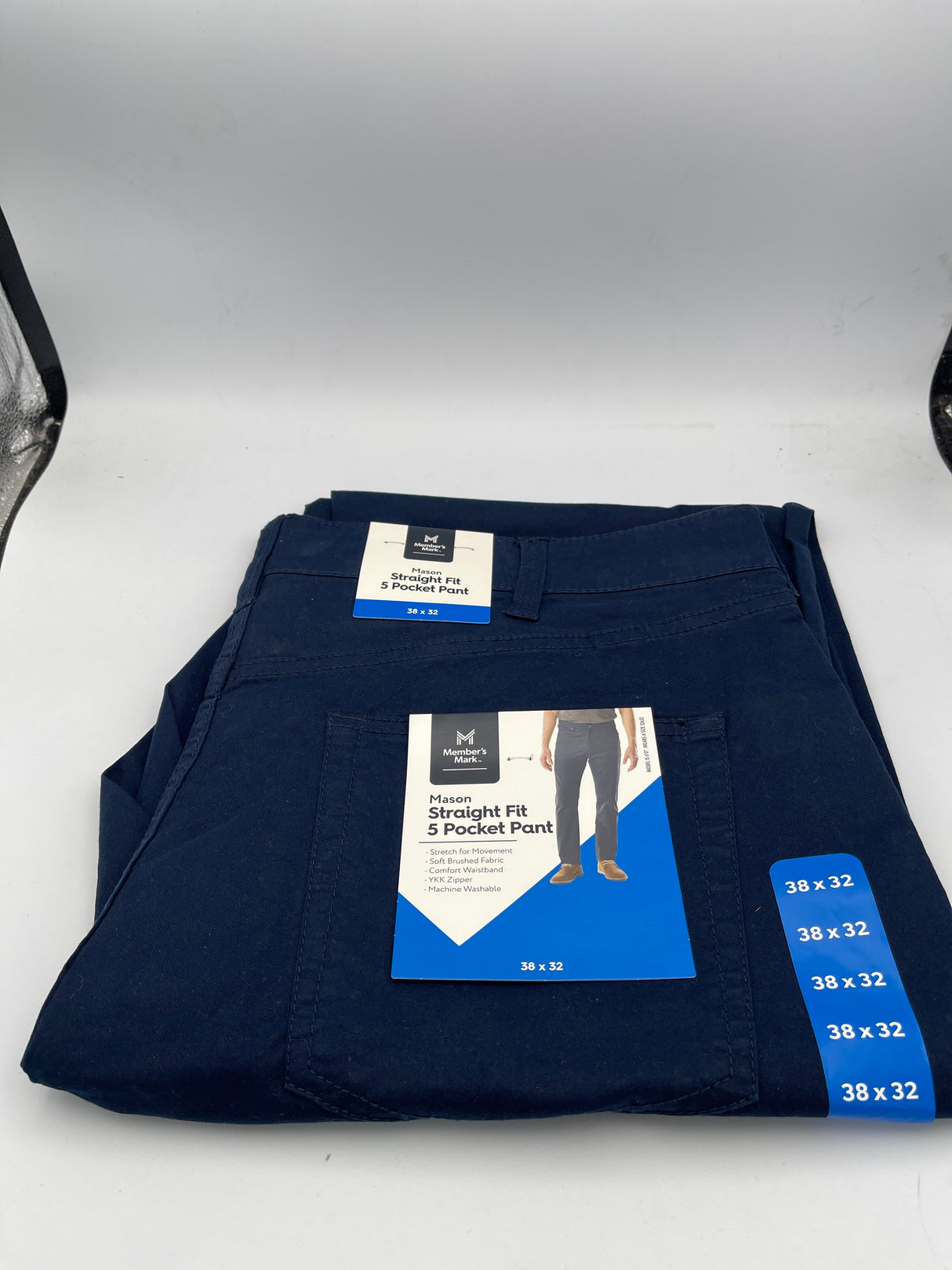 Member Mark Straight Fit 5 Pocket Pants