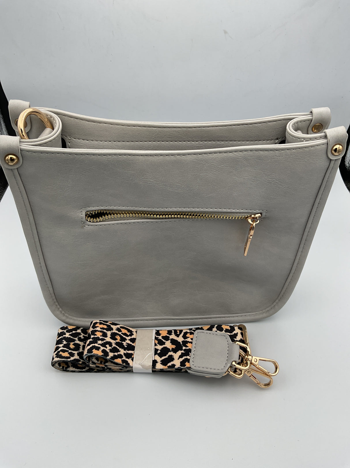 Purse/Handbag with Leopard Print Strap