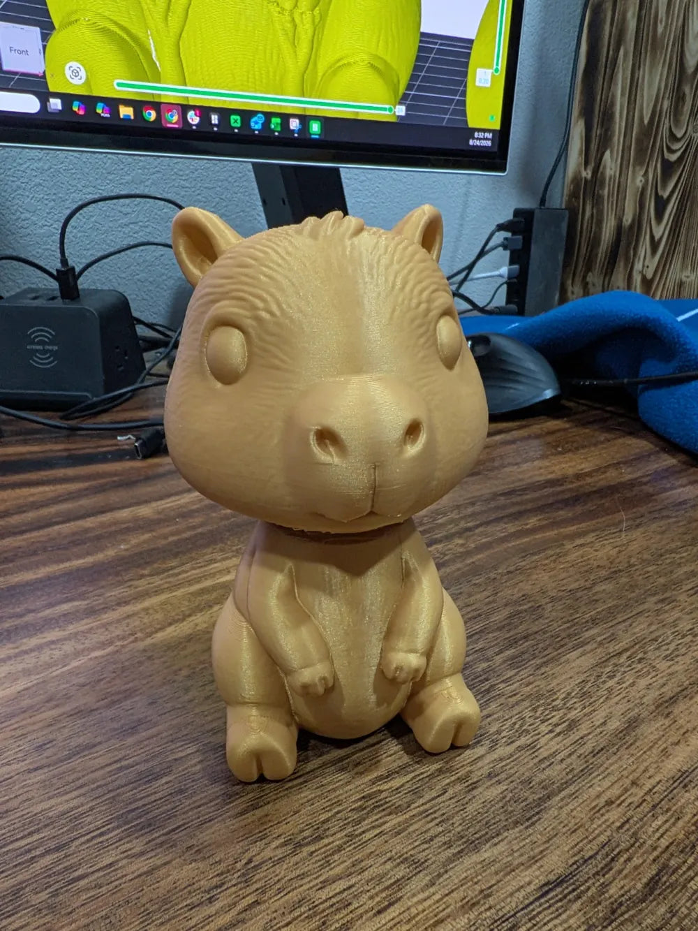 Capybara Bobblehead 3D printed