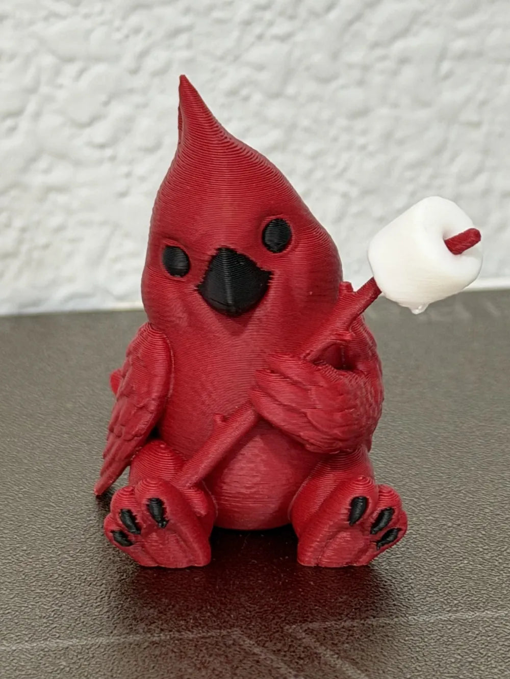 Cardinal Campsite Critter 3D Printed