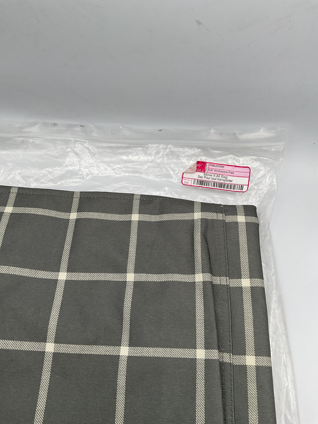 Thirty-One Move It all Bag - Windowpane Plaid