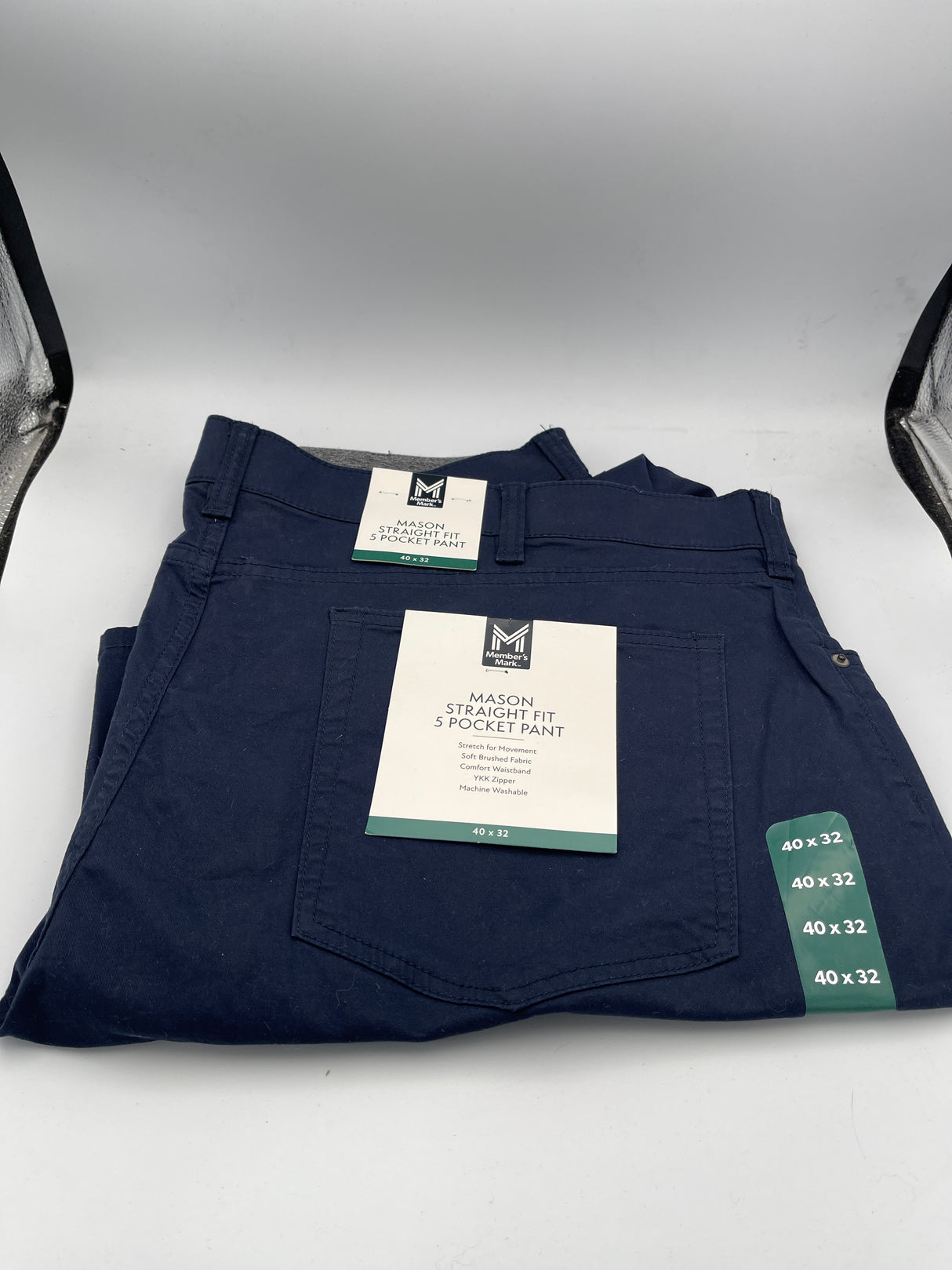 Member Mark Straight Fit 5 Pocket Pants