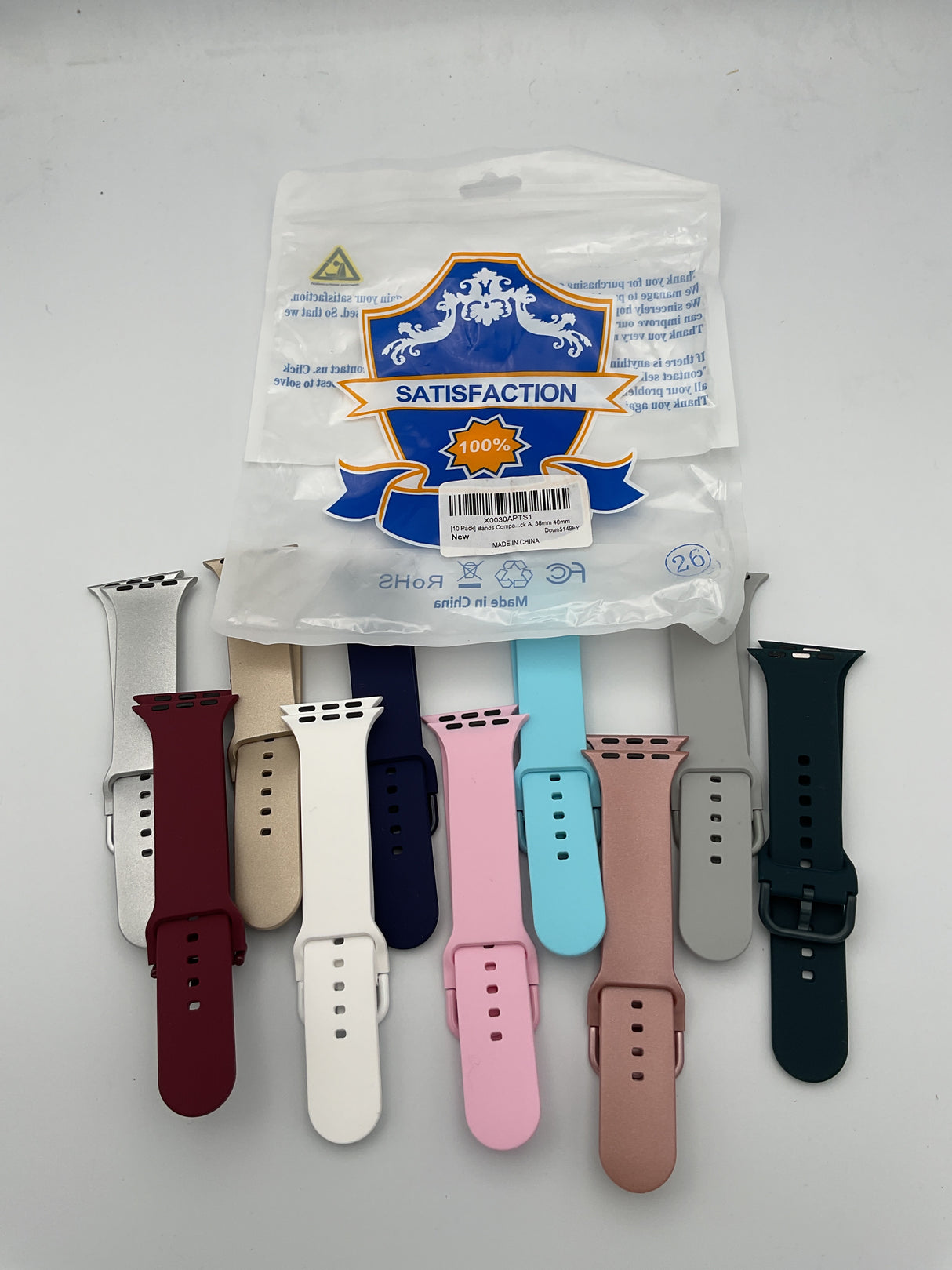 Apple Watch Bands 38mm 40mm Set of 10