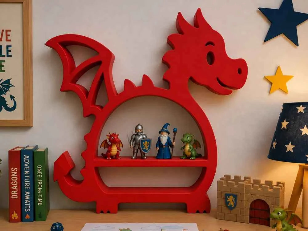 Dragon Kids Wall / Table Shelf 3D Printed
