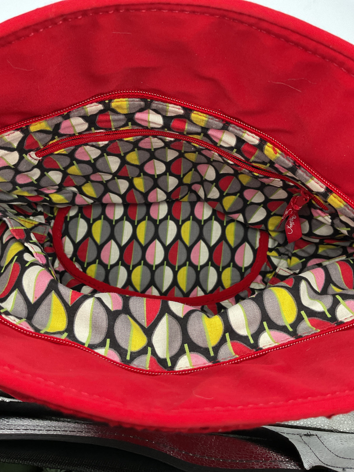 Vera Bradley Handbag (Red Quilted) USED