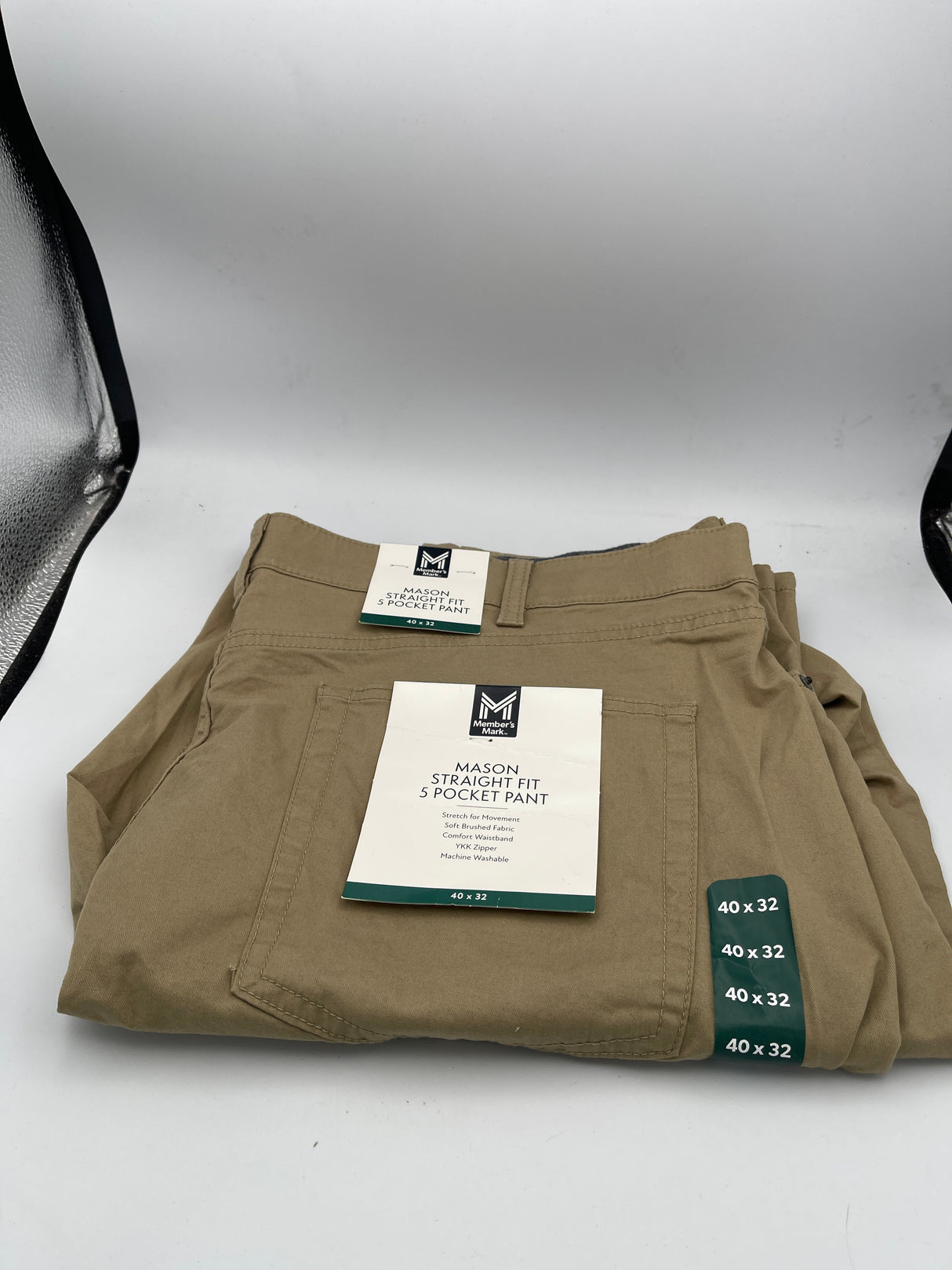 Member Mark Straight Fit 5 Pocket Pants