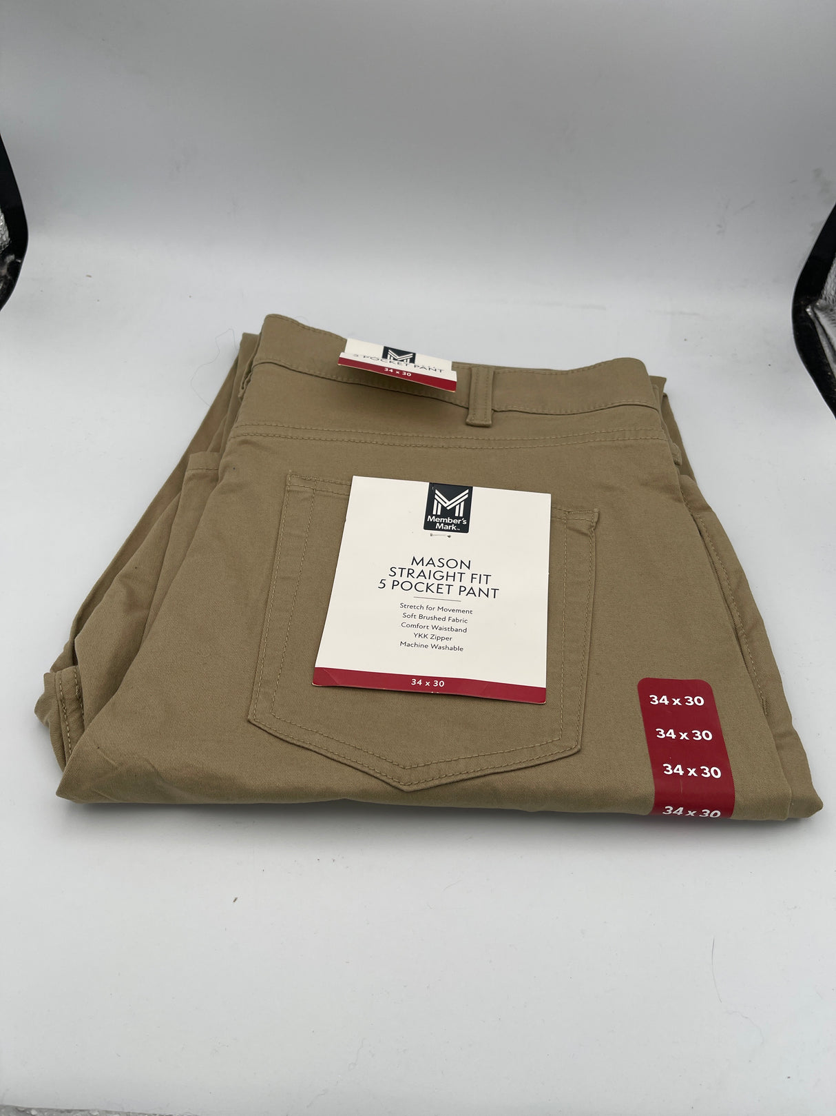 Member Mark Straight Fit 5 Pocket Pants