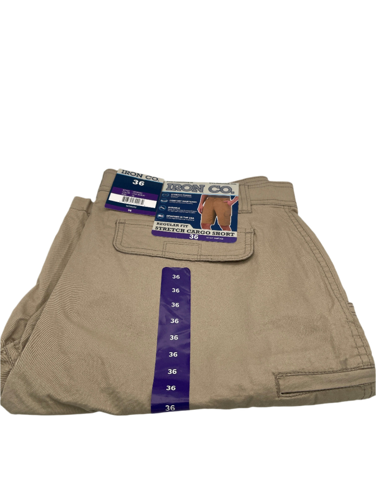 Iron Co Regular Fit Cargo Shorts