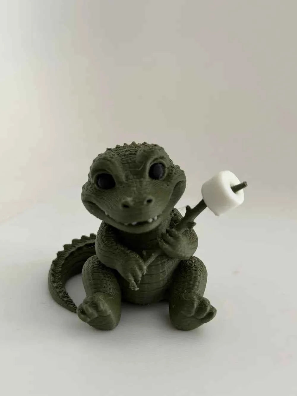 Gator Campsite Critter 3D Printed